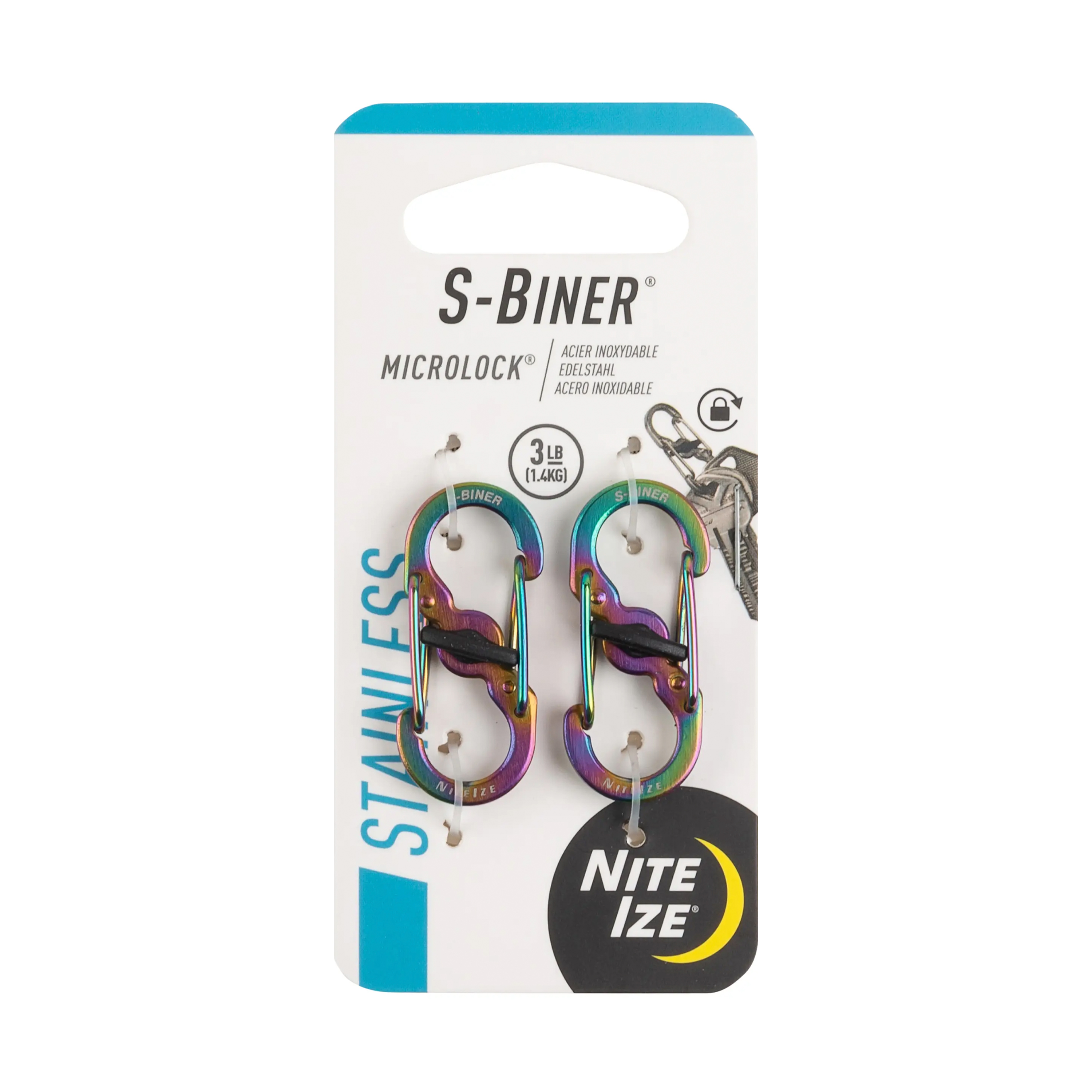 Nite Ize(r) S-Biner(r) MicroLock(r) 2 Pack