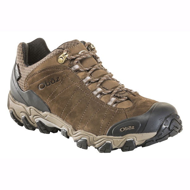 Oboz Bridger Low B Dry - Rugged, waterproof, mid-height trekking shoe.
