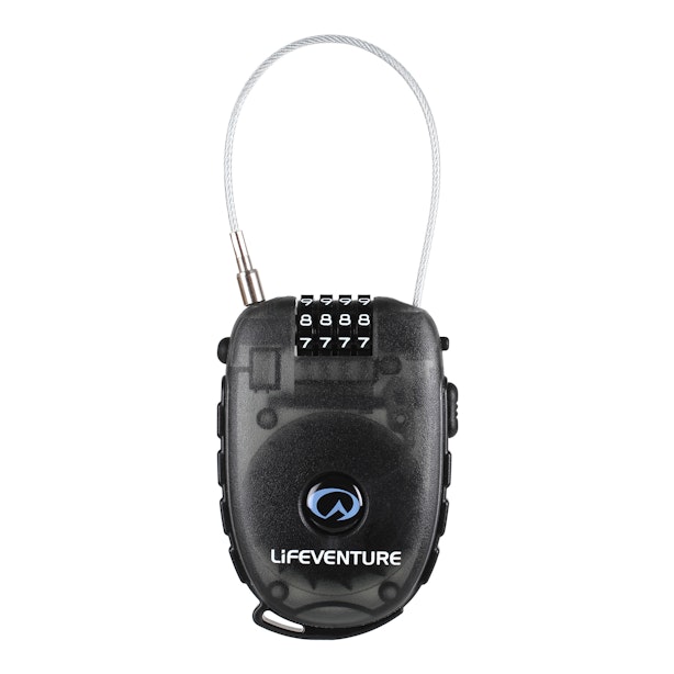 Lifeventure Cable Lock - Cable lock with 90cm retractable steel cable.
