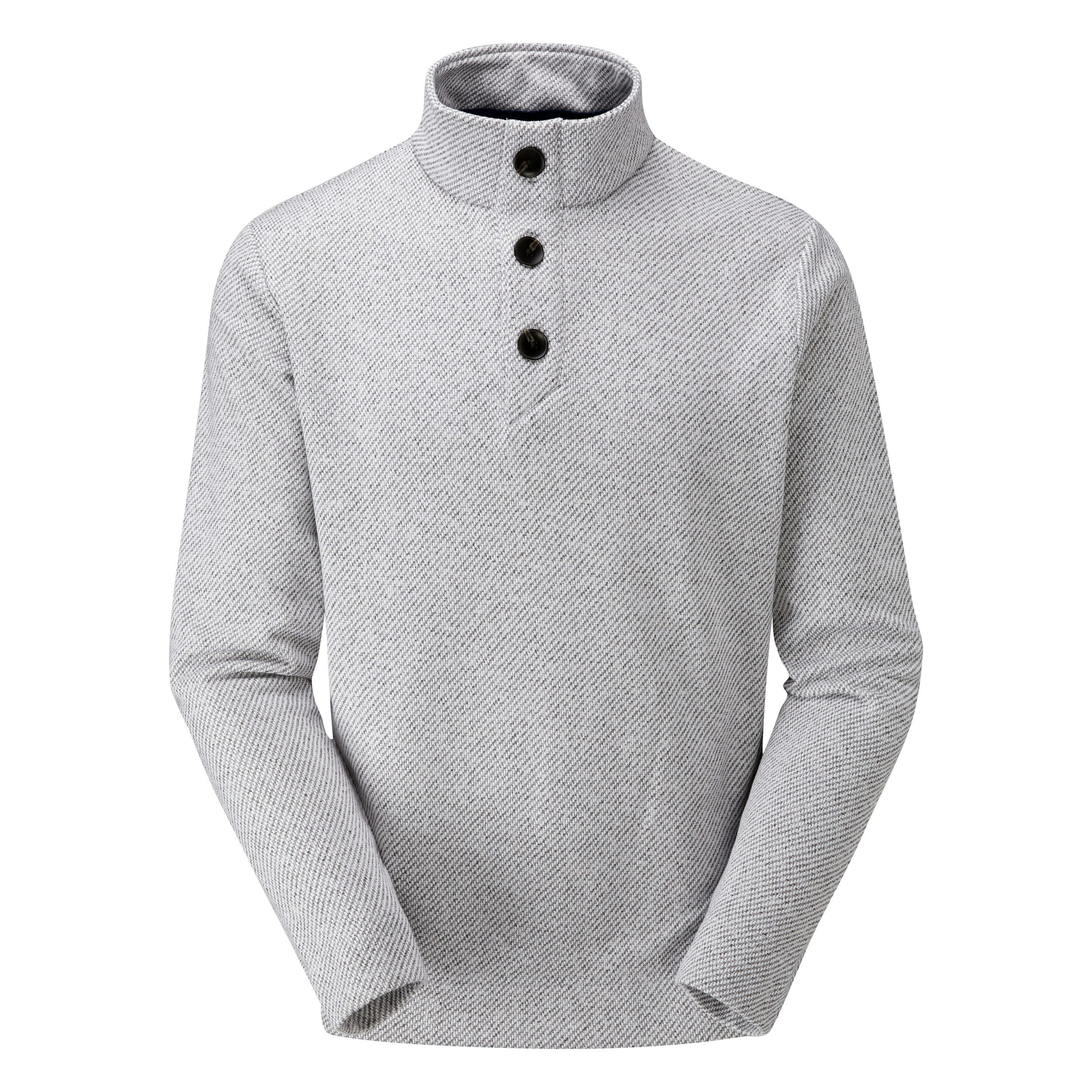 Men�s Shoreline Jumper Midweight fleece jumper with buttoned neck