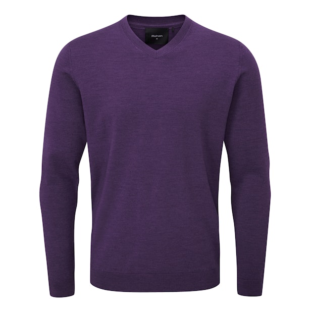 Merino Fusion V Neck - Technical, knitted V Neck jumper for year-round warmth.