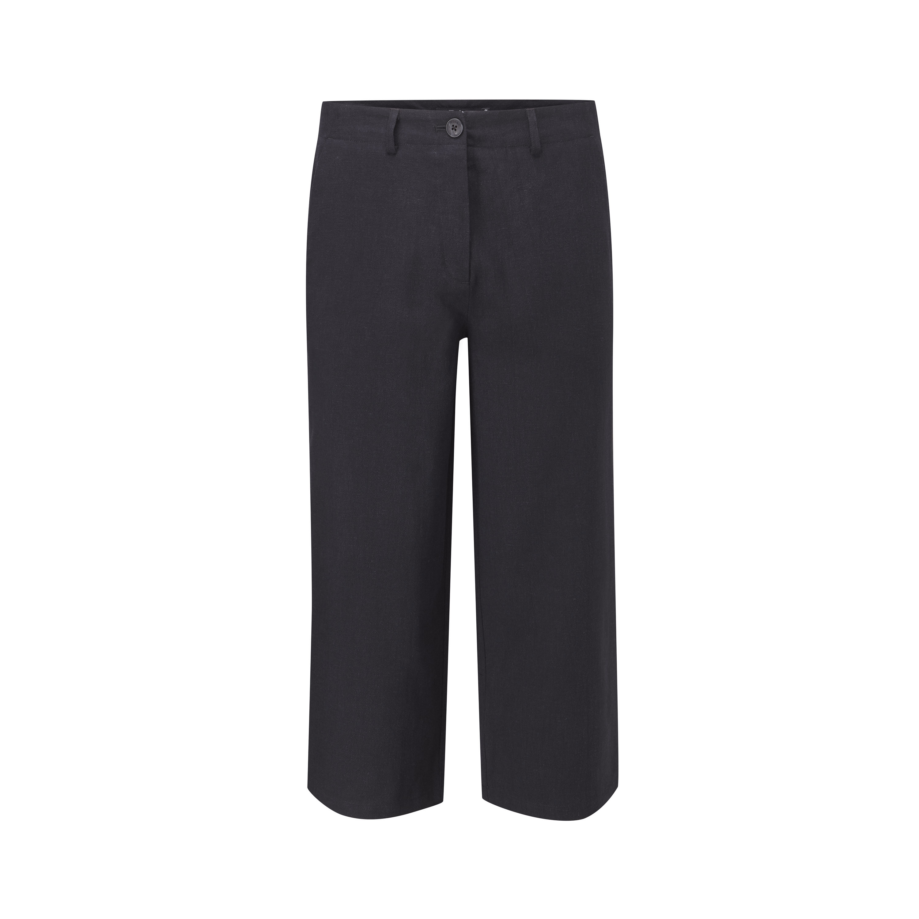 wide leg cropped trousers 