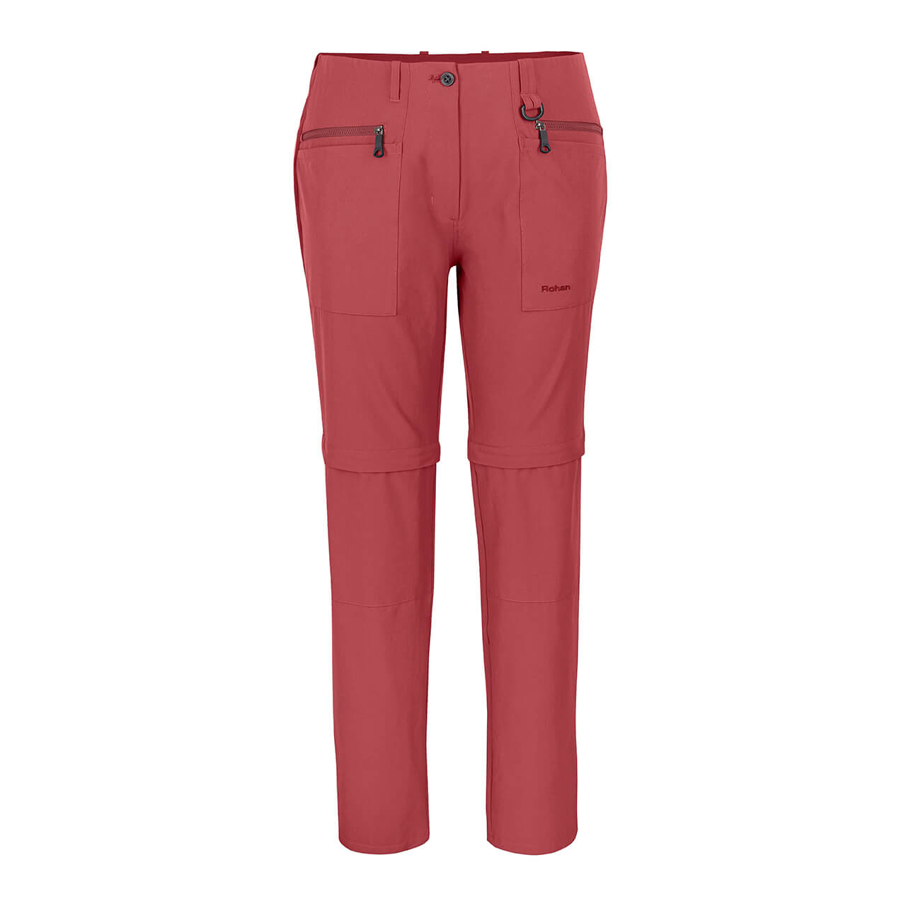 Women's Stretch Bags Zip Off Walking Trousers