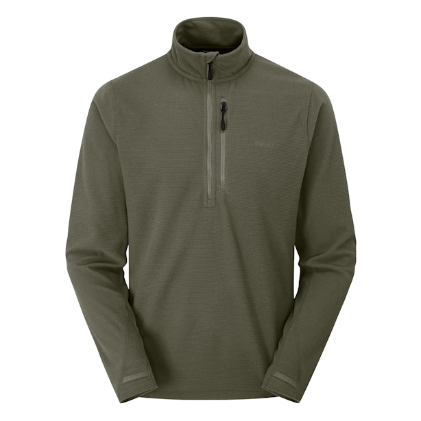 Stretch Microgrid Zip Neck  - Multi-purpose technical fleece overhead with incredible stretch.