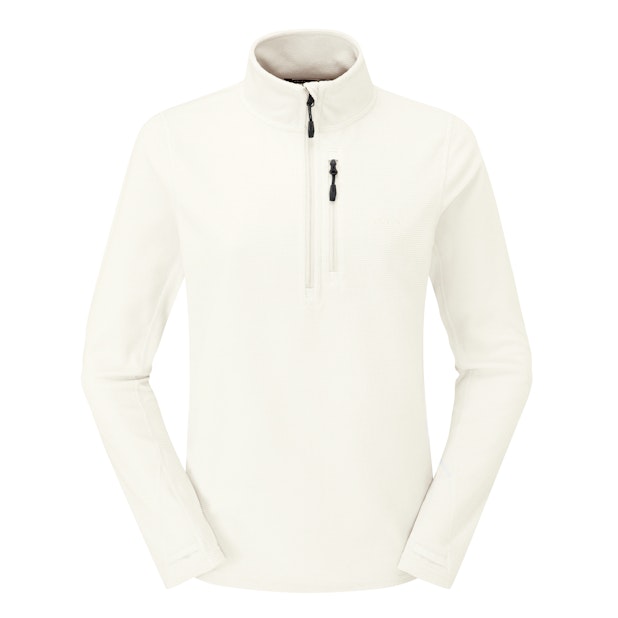 Stretch Microgrid Zip Neck Top - Reinvented multi-purpose technical fleece with incredible stretch