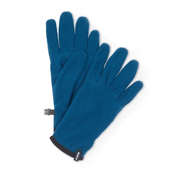Stretch Microgrid Gloves, Tarn Blue
