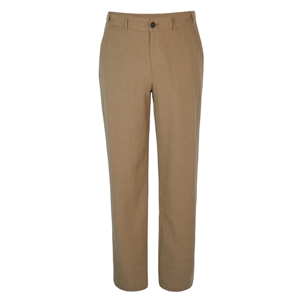 Porto Linen Trousers - Relaxed, regular leg linen trousers.