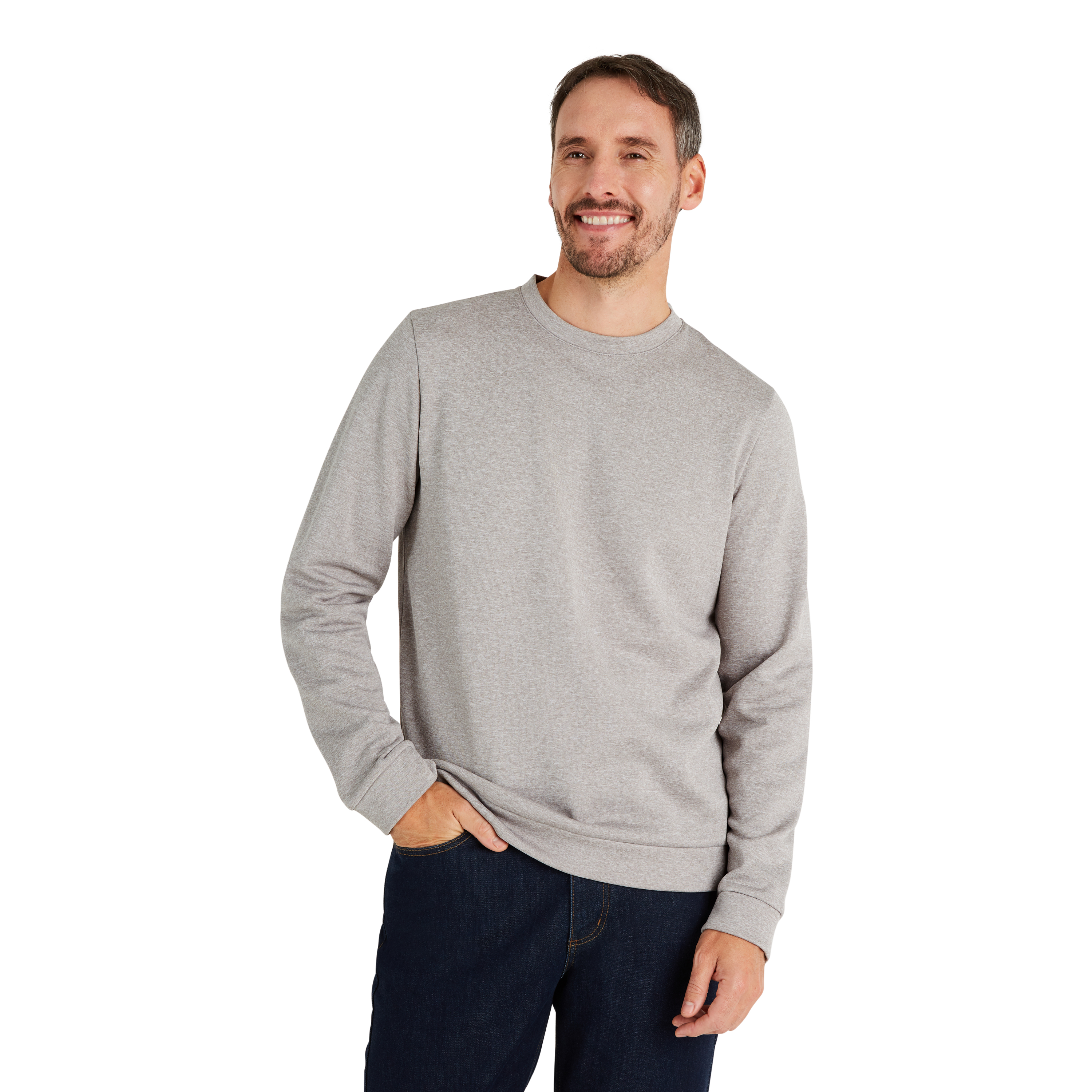 Men's Metro Crew - Casual sweater using 