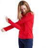 Women's Stretch Microgrid Zip Neck Top  - Alternative View 7
