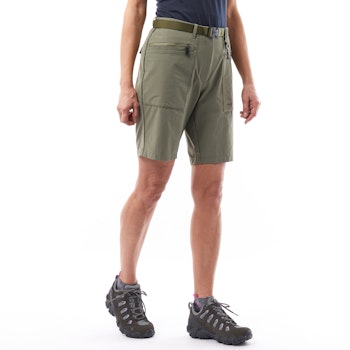 Stretch Bag Shorts Women's, Olive Green
