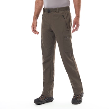Glen Cargo Trousers, Dark Olive Brown